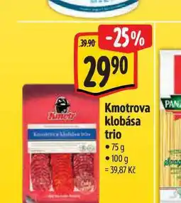 Albert Kmotrova klobása trio nabídka
