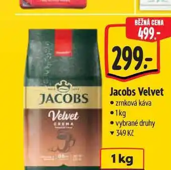 Albert Jacobs Velvet zrnková káva nabídka