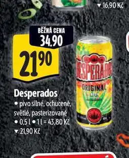 Albert Desperados pivo silné, ochucené, světlé, pasterizované nabídka