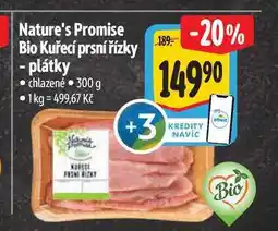 Albert Nature's Promise Bio Kuřecí prsní řízky - plátky nabídka