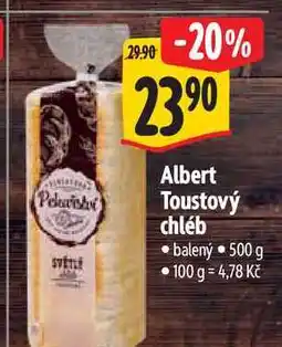 Albert Albert Toustový chléb balený nabídka
