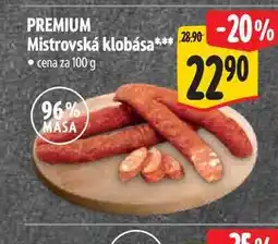 Albert PREMIUM Mistrovská klobása nabídka