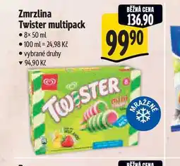 Albert Zmrzlina Twister multipack 8× nabídka