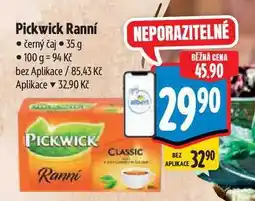 Albert Pickwick Ranní černý čaj nabídka