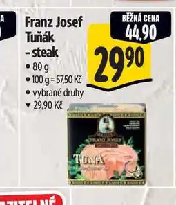 Albert Franz Josef Tuňák - steak nabídka