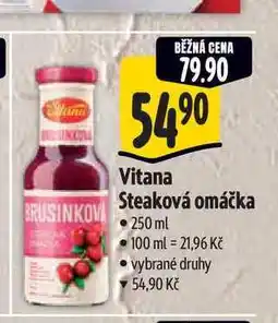 Albert Vitana Steaková omáčka nabídka