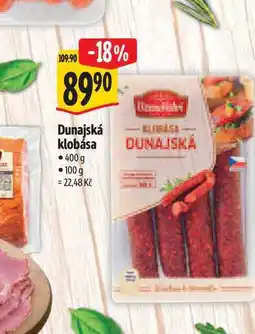 Albert Dunajská klobása nabídka