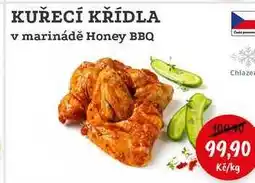 RABBIT řeznictví KUŘECÍ KŘÍDLA v marinádě Honey BBQ nabídka