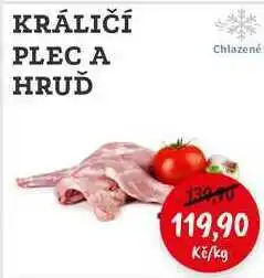 RABBIT řeznictví KRÁLIČÍ PLEC A HRUĎ Chlazené nabídka