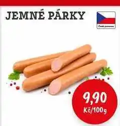 RABBIT řeznictví JEMNÉ PÁRKY nabídka
