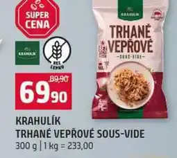 Terno KRAHULIK TRHANÉ VEPŘOVÉ SOUS-VIDE nabídka