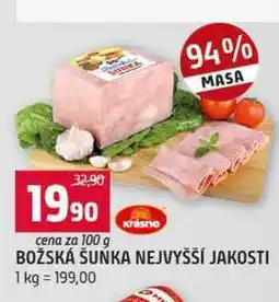 Terno BOŽSKÁ ŠUNKA NEJVYŠŠÍ JAKOSTI nabídka
