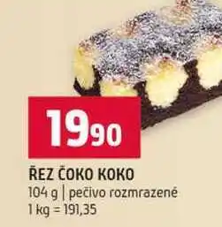 Terno ŘEZ ČOKO KOKO 104 g pečivo rozmrazené nabídka