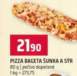 Terno PIZZA BAGETA ŠUNKA A SÝR 80 g pečivo dopečené nabídka