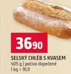 Terno SELSKÝ CHLÉB S KVASEM 405 g pečivo dopečené nabídka
