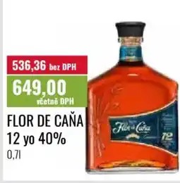 Ratio Flor de caňa 12 yo 40% nabídka