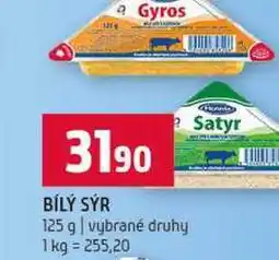 Terno BÍLÝ SÝR 125 g vybrané druhy nabídka