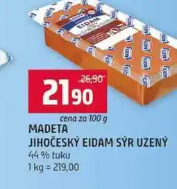 Terno MADETA JIHOČESKÝ EIDAM SÝR UZENÝ 44% tuku nabídka