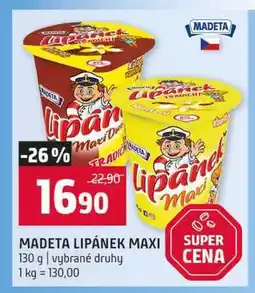 Terno MADETA LIPÁNEK MAXI SUPER 130 g vybrané druhy nabídka