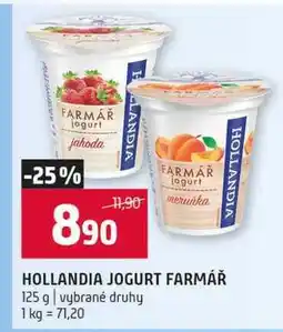 Terno HOLLANDIA JOGURT FARMÁŘ 125 g vybrané druhy nabídka