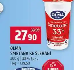 Terno OLMA SMETANA KE ŠLEHÁNÍ 200 g 33% tuku nabídka