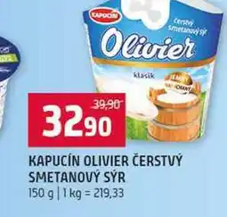Terno KAPUCÍN OLIVIER ČERSTVÝ SMETANOVÝ SÝR nabídka