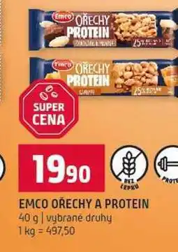 Terno EMCO OŘECHY A PROTEIN 40 g vybrané druhy nabídka