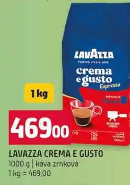 Terno LAVAZZA CREMA E GUSTO 1000 g káva zrnková nabídka