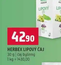 Terno HERBEX LIPOVÝ ČAJ 30 g čaj bylinný nabídka