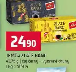 Terno JEMČA ZLATÉ RÁNO 43,75 g čaj černý vybrané druhy nabídka
