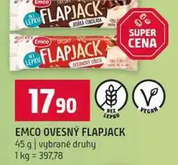 Terno EMCO OVESNÝ FLAPJACK 45 g vybrané druhy nabídka