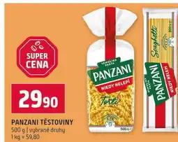 Terno PANZANI TĚSTOVINY 500 g vybrané druhy nabídka