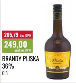 Ratio Brandy pliska 36% nabídka