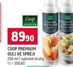 Terno COOP PREMIUM OLEJ VE SPREJI 250 ml vybrané druhy nabídka