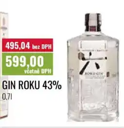 Ratio Gin roku 43% nabídka