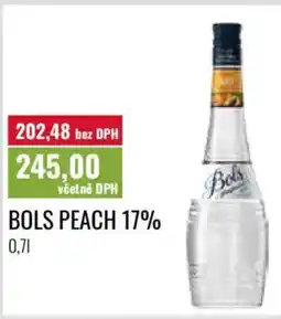 Ratio Bols peach 17% nabídka
