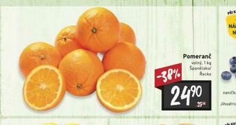 Billa Pomeranče nabídka