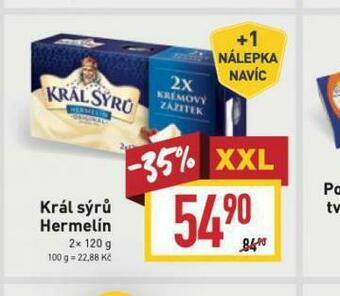 Billa Král sýrů hermelín nabídka