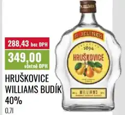 Ratio Hruškovice williams budík 40% nabídka