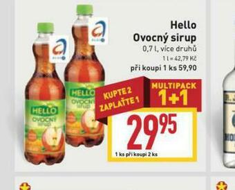 Hello ovocný sirup