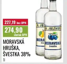 Ratio Moravská hruška, švestka 38% nabídka