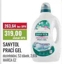 Ratio Sanytol praci gel nabídka