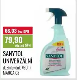 Ratio Sanytol univerzální dezinfekční nabídka
