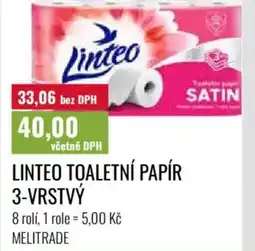 Ratio Linteo toaletní papír 3-vrstvý nabídka