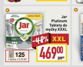 Billa Jar platinum tablety do myčky nabídka