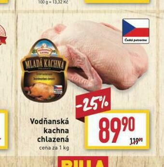 Billa Vodňanská kachna chlazená nabídka