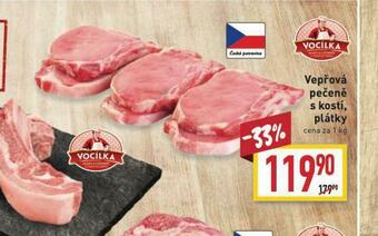 Billa Vepřová pečeně s kostí nabídka