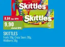 Ratio Skittles nabídka