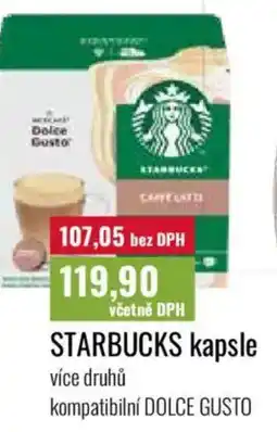 Ratio Starbucks kapsle nabídka