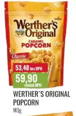Ratio Werther's original popcorn nabídka